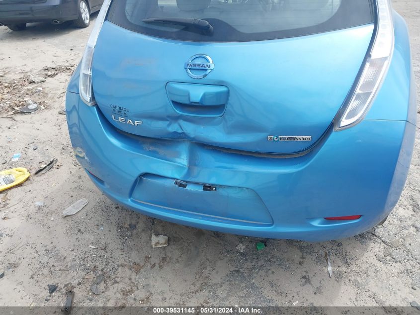 2012 Nissan Leaf Sv/Sl VIN: JN1AZ0CP2CT018737 Lot: 39531145