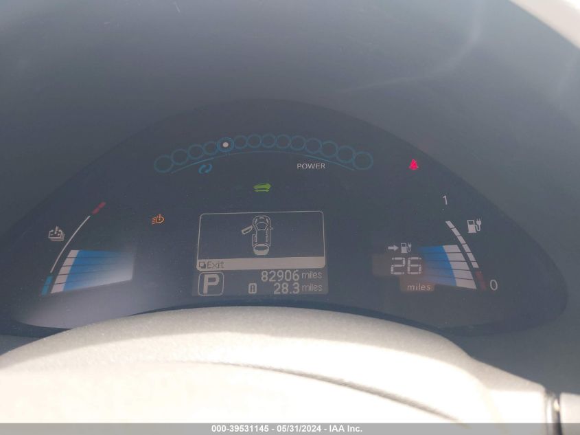 2012 Nissan Leaf Sv/Sl VIN: JN1AZ0CP2CT018737 Lot: 39531145