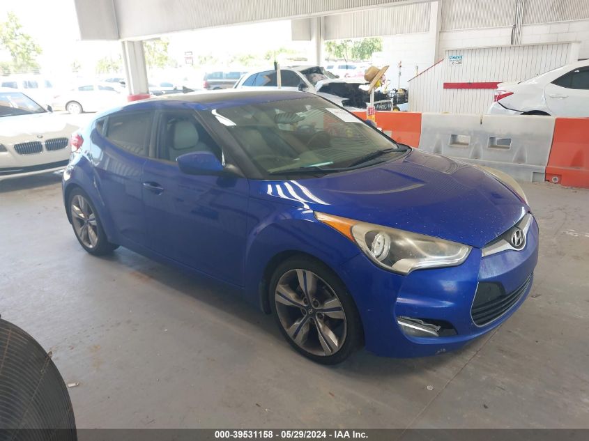 2012 Hyundai Veloster Base W/Gray VIN: KMHTC6AD4CU079870 Lot: 39531158