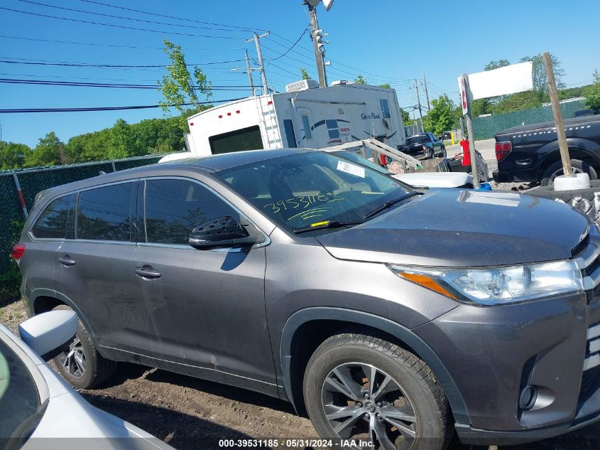 2017 Toyota Highlander Le/Le Plus VIN: 5TDBZRFH5HS361121 Lot: 39531185