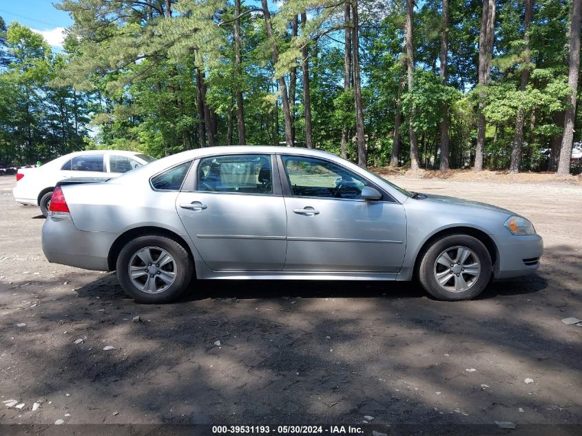 2014 Chevrolet Impala Limited Ls VIN: 2G1WA5E34E1180045 Lot: 39531193