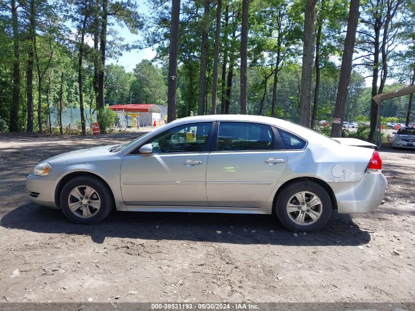 2014 Chevrolet Impala Limited Ls VIN: 2G1WA5E34E1180045 Lot: 39531193