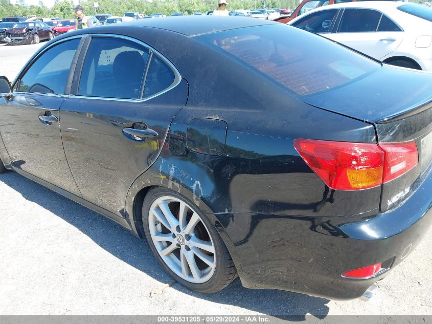 2006 Lexus Is 250 VIN: JTHBK262762006767 Lot: 39531205