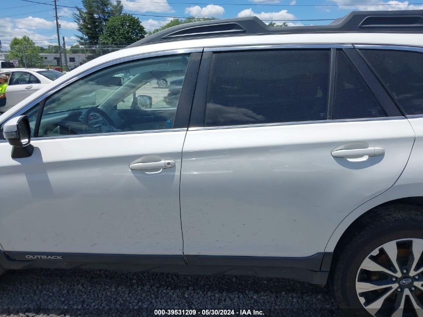 2017 Subaru Outback 3.6R Limited VIN: 4S4BSENC7H3340710 Lot: 39531209