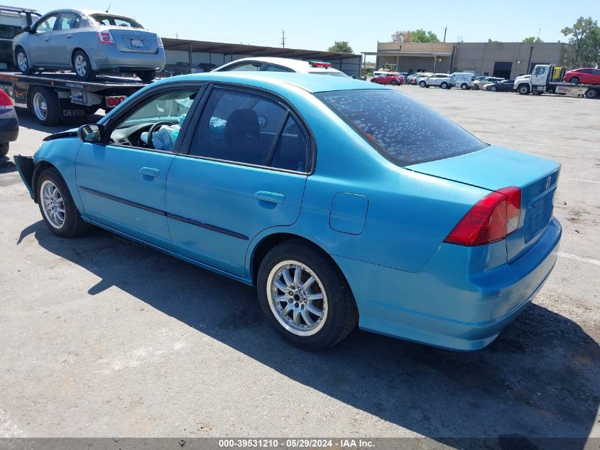 2004 Honda Civic Lx VIN: 2HGES16584H561784 Lot: 39531210