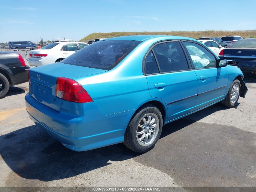 2004 Honda Civic Lx VIN: 2HGES16584H561784 Lot: 39531210