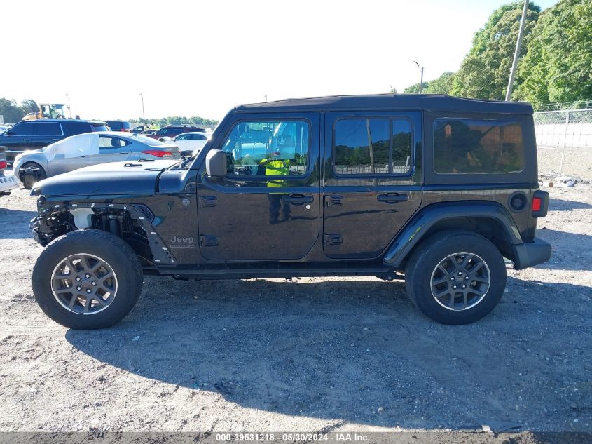 2021 Jeep Wrangler Unlimited 80Th Anniversary 4X4 VIN: 1C4HJXDN0MW549621 Lot: 39531218