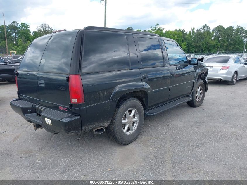 1999 GMC Yukon Denali VIN: 1GKEK13R2XR919024 Lot: 39531220