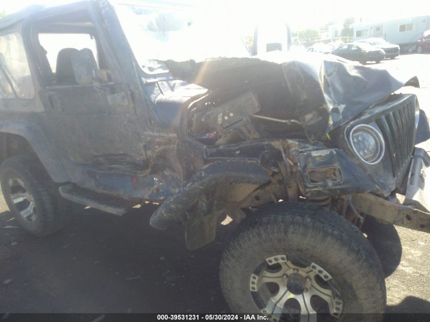 2000 Jeep Wrangler Sport VIN: 1J4FA49S7YP789862 Lot: 39531231