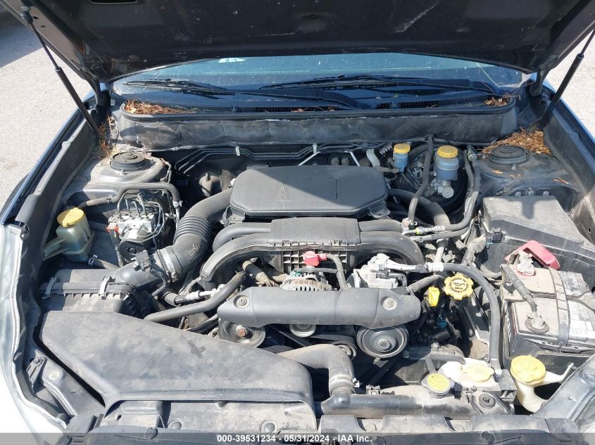 2011 Subaru Legacy 2.5I VIN: 4S3BMAA64B1227789 Lot: 39531234