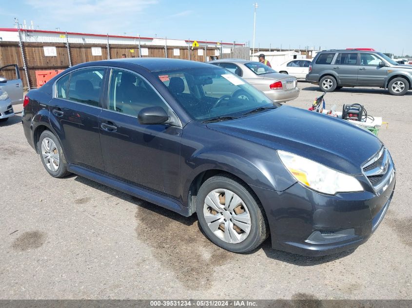 2011 Subaru Legacy 2.5I VIN: 4S3BMAA64B1227789 Lot: 39531234