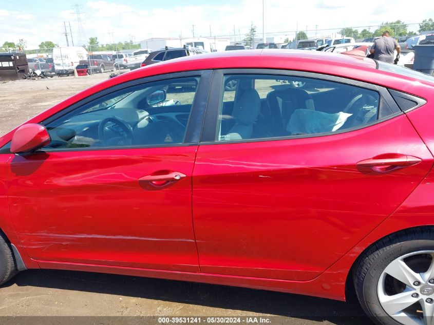 2013 Hyundai Elantra Gls VIN: KMHDH4AE9DU936365 Lot: 39531241