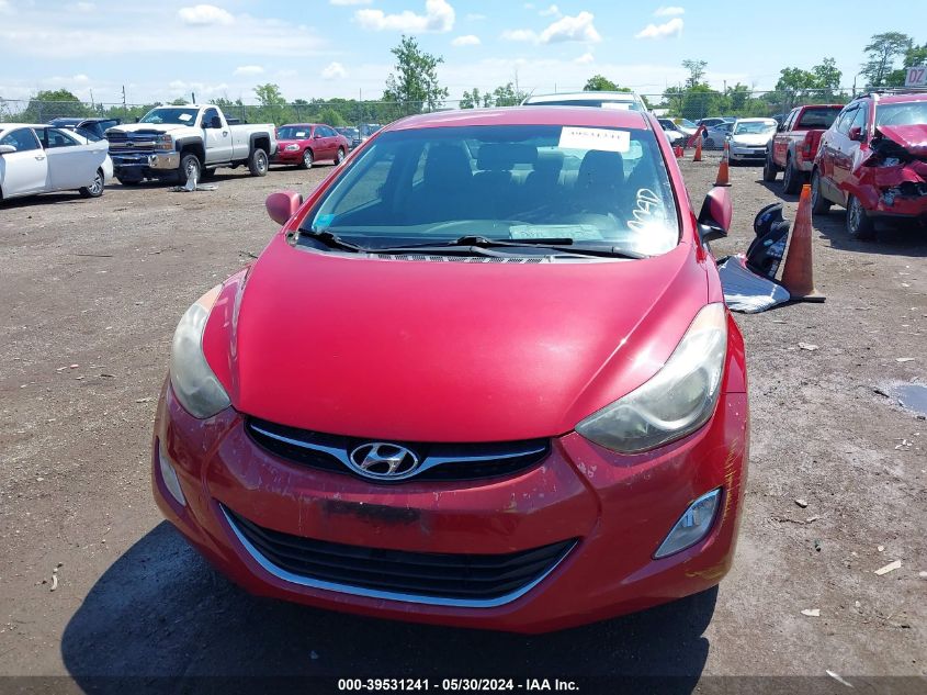 2013 Hyundai Elantra Gls VIN: KMHDH4AE9DU936365 Lot: 39531241