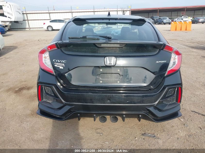 2020 Honda Civic Sport VIN: SHHFK7H4XLU202739 Lot: 39531258