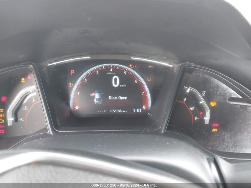 2020 Honda Civic Sport VIN: SHHFK7H4XLU202739 Lot: 39531258