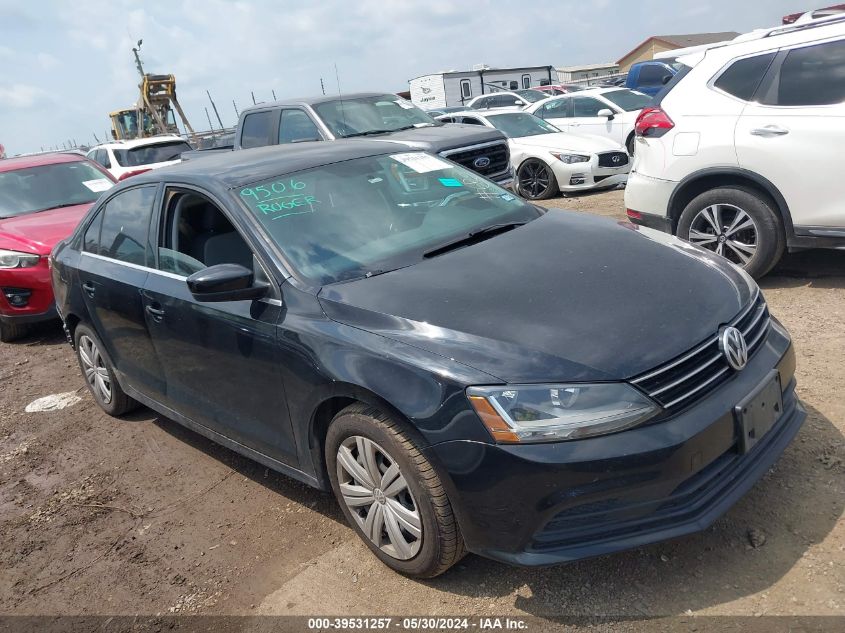 113VW2B7AJXHM2431 2017 Volkswagen Jetta 1.4T S