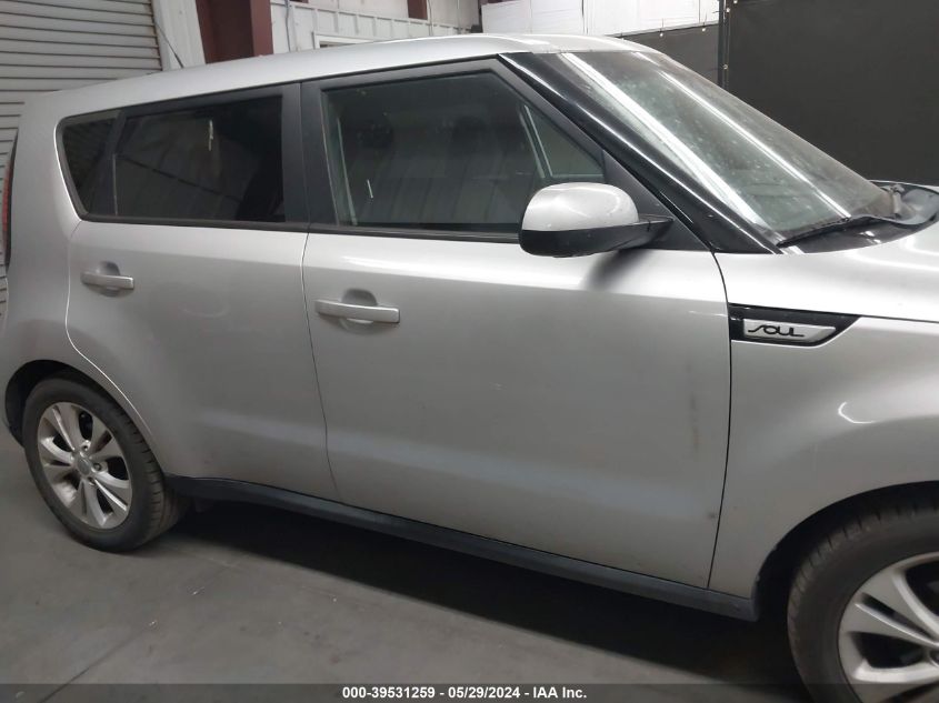 2016 Kia Soul + VIN: KNDJP3A59G7819103 Lot: 39531259