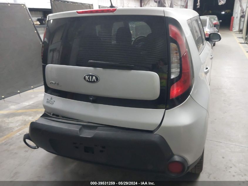 2016 Kia Soul + VIN: KNDJP3A59G7819103 Lot: 39531259