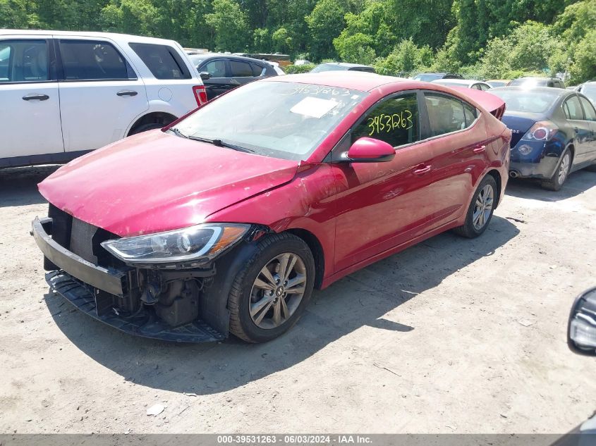 KMHD84LF4HU069369 2017 Hyundai Elantra Se