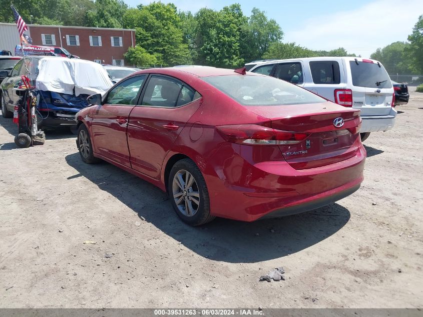 KMHD84LF4HU069369 2017 Hyundai Elantra Se