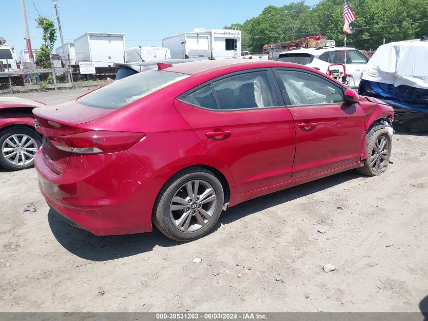 KMHD84LF4HU069369 2017 Hyundai Elantra Se