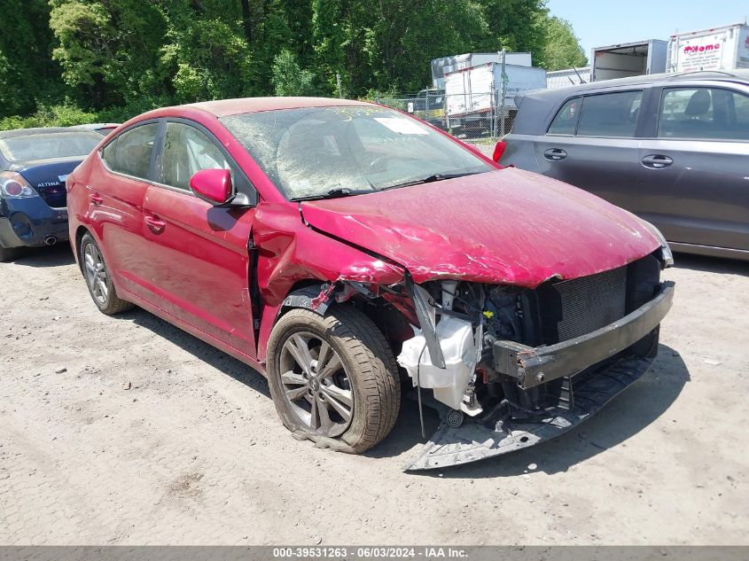 KMHD84LF4HU069369 2017 Hyundai Elantra Se