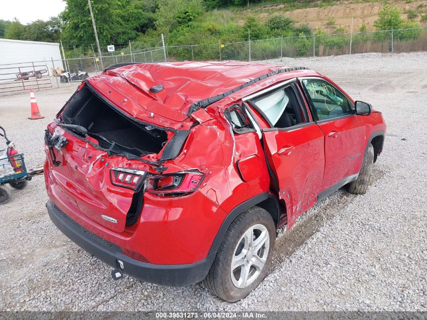 2023 Jeep Compass Latitude 4X4 VIN: 3C4NJDBN6PT515827 Lot: 39531273