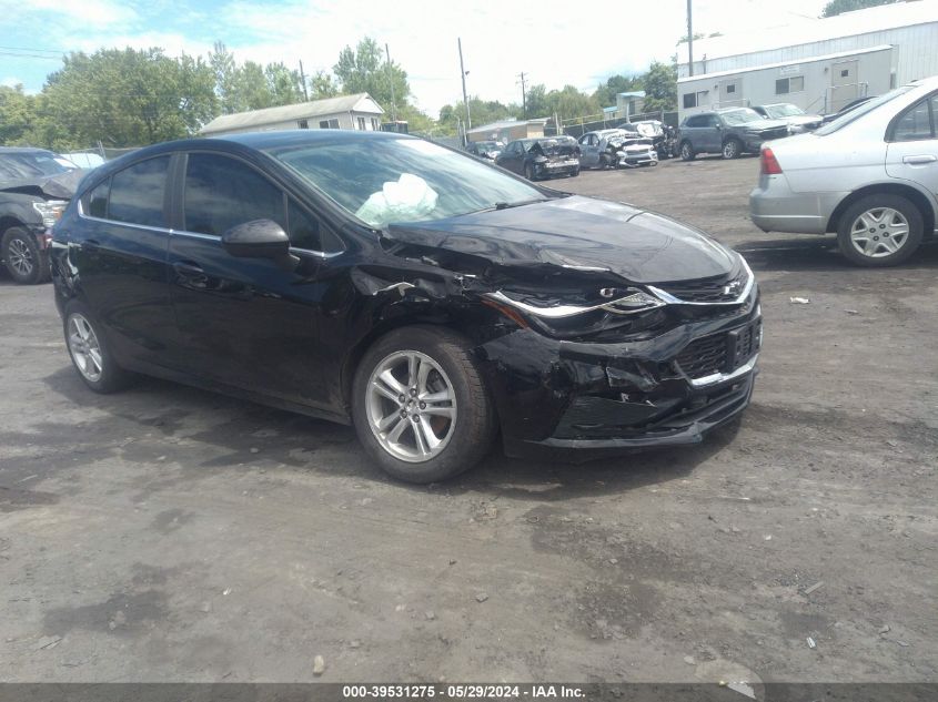 2018 Chevrolet Cruze Lt Auto VIN: 3G1BE6SM9JS524795 Lot: 39531275