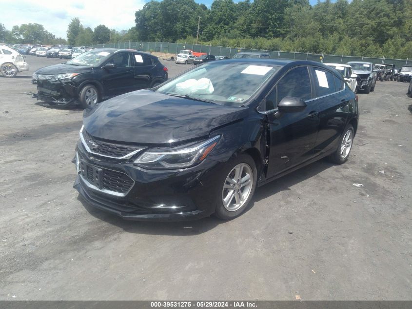 2018 Chevrolet Cruze Lt Auto VIN: 3G1BE6SM9JS524795 Lot: 39531275