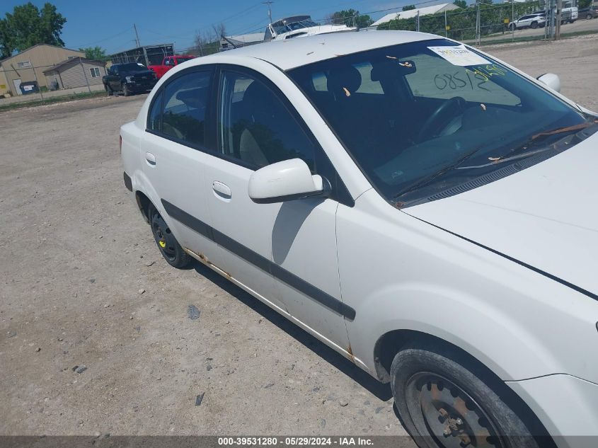 2006 Kia Rio Lx VIN: KNADE123766107940 Lot: 39531280