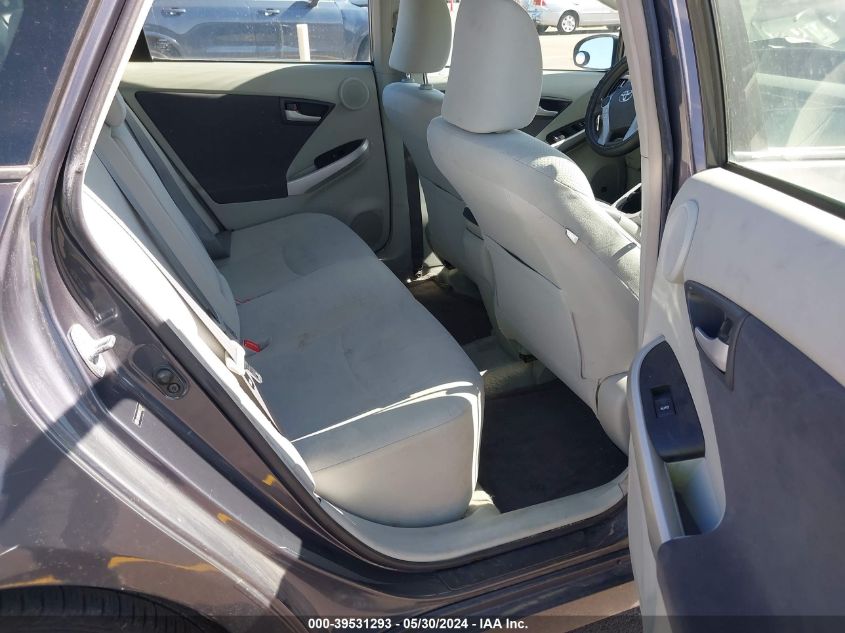 2010 Toyota Prius Iii VIN: JTDKN3DU8A5127737 Lot: 39531293