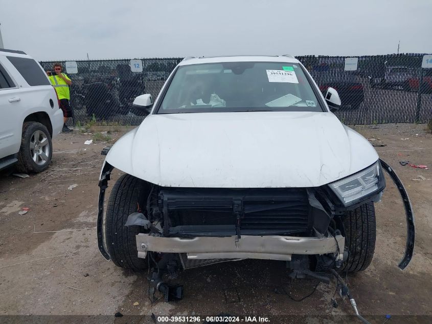 2019 Audi Q5 45 Premium VIN: WA1BNAFY3K2105050 Lot: 39531296