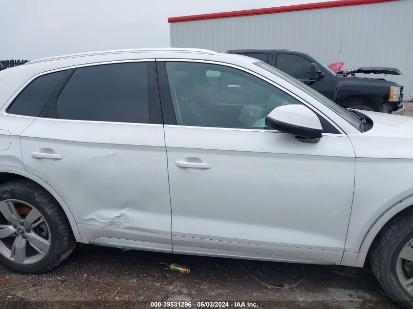 2019 Audi Q5 45 Premium VIN: WA1BNAFY3K2105050 Lot: 39531296