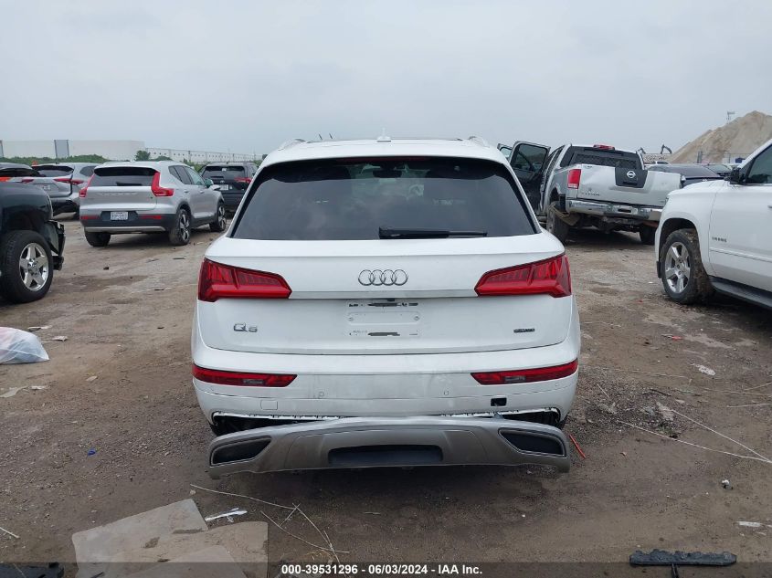 2019 Audi Q5 45 Premium VIN: WA1BNAFY3K2105050 Lot: 39531296