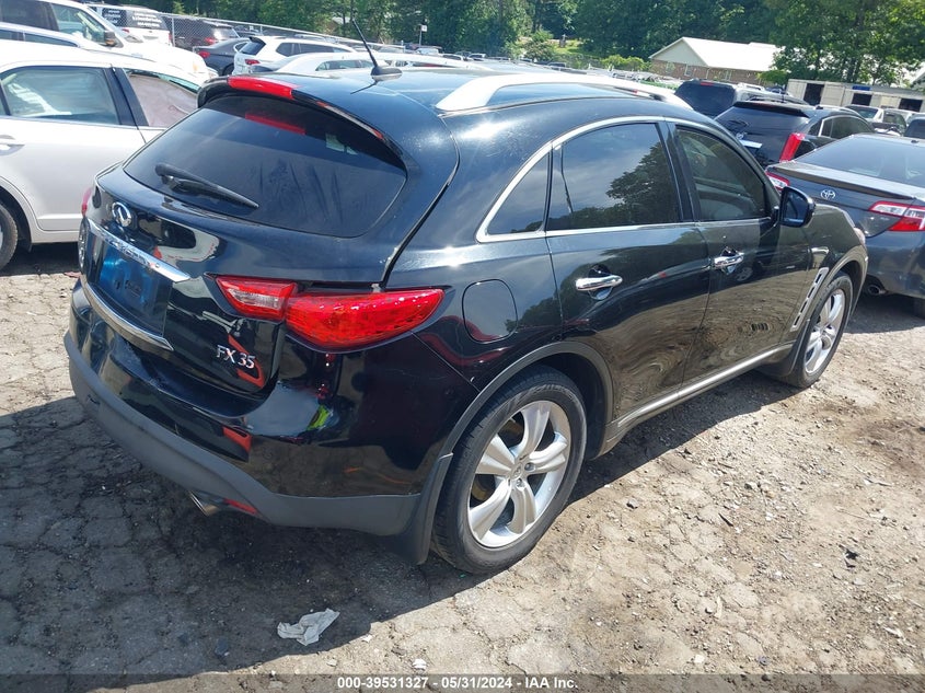 2010 Infiniti Fx35 VIN: JN8AS1MUXAM802961 Lot: 39531327