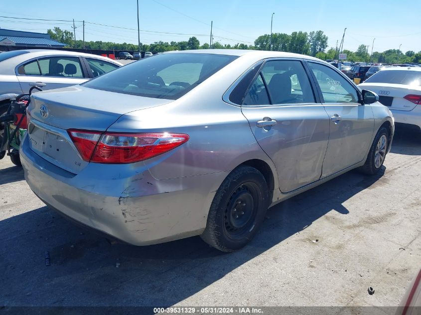 2016 Toyota Camry Le VIN: 4T1BF1FK2GU518695 Lot: 39531329