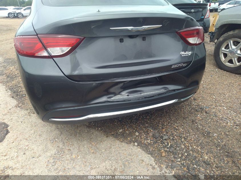 2016 Chrysler 200 C VIN: 1C3CCCCB8GN100738 Lot: 39531351