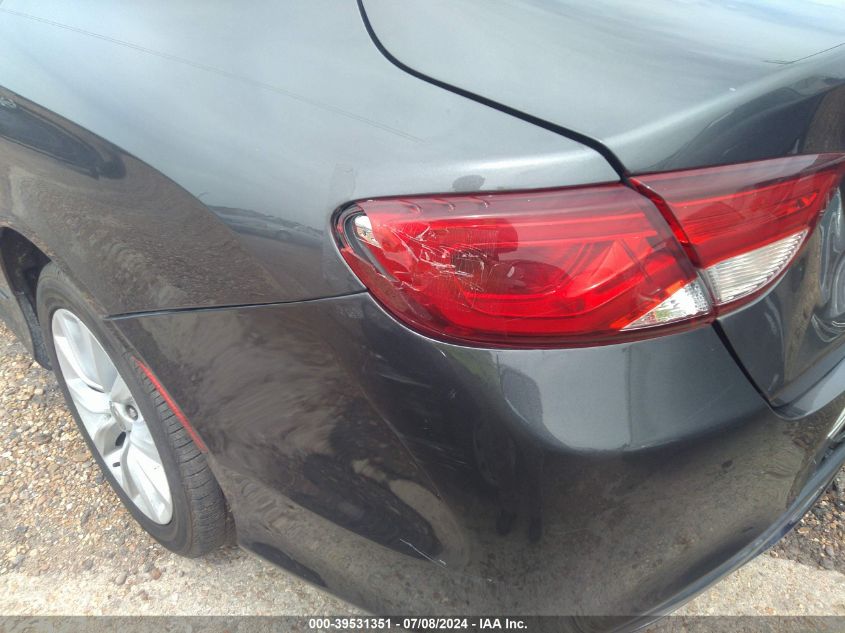 2016 Chrysler 200 C VIN: 1C3CCCCB8GN100738 Lot: 39531351