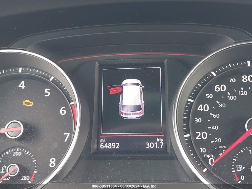 2017 VOLKSWAGEN GOLF GTI AUTOBAHN 4-DOOR/S 4-DOOR/SE 4-DOOR/SPORT 4-DOOR - 3VW5T7AU4HM026002