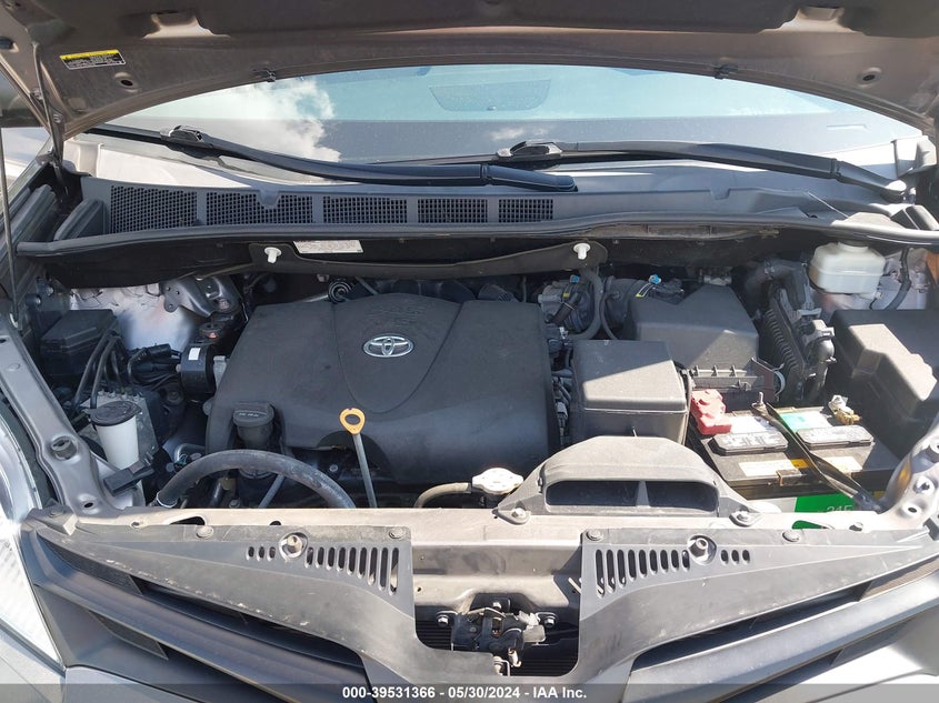 2019 Toyota Sienna L 7 Passenger VIN: 5TDZZ3DC3KS005731 Lot: 39531366