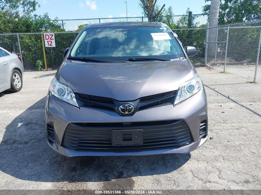 2019 Toyota Sienna L 7 Passenger VIN: 5TDZZ3DC3KS005731 Lot: 39531366