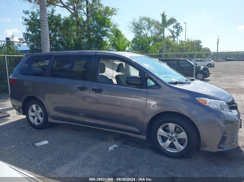 2019 Toyota Sienna L 7 Passenger VIN: 5TDZZ3DC3KS005731 Lot: 39531366
