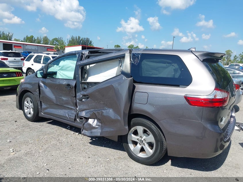 2019 Toyota Sienna L 7 Passenger VIN: 5TDZZ3DC3KS005731 Lot: 39531366
