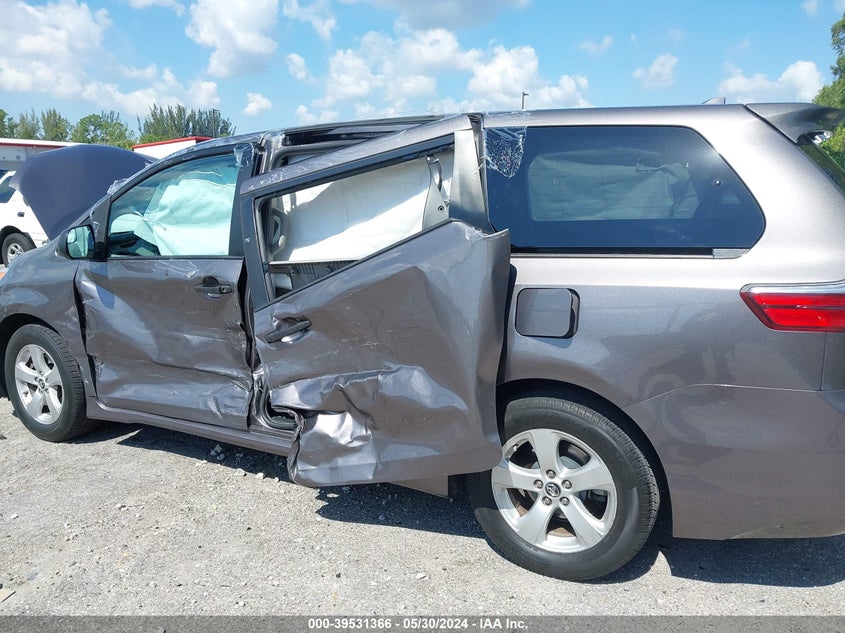 2019 Toyota Sienna L 7 Passenger VIN: 5TDZZ3DC3KS005731 Lot: 39531366