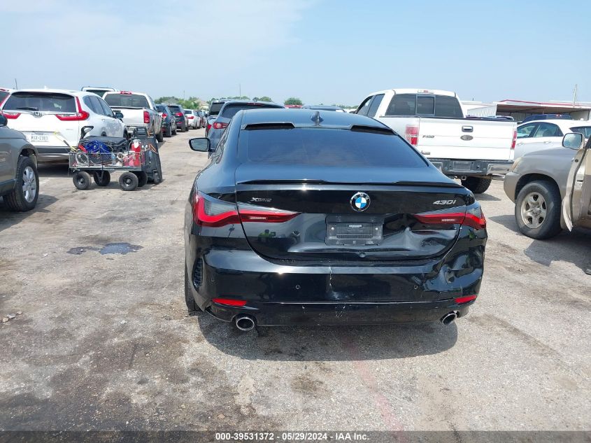 2022 BMW 430I xDrive VIN: WBA73AP02NCH64486 Lot: 39531372