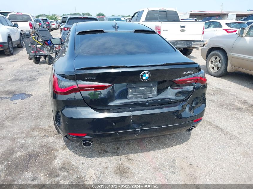 2022 BMW 430I xDrive VIN: WBA73AP02NCH64486 Lot: 39531372