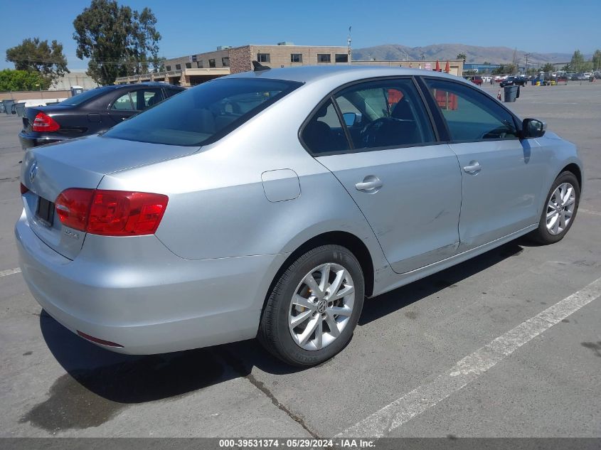 2011 Volkswagen Jetta 2.5L Se VIN: 3VWDZ7AJ1BM360897 Lot: 39531374