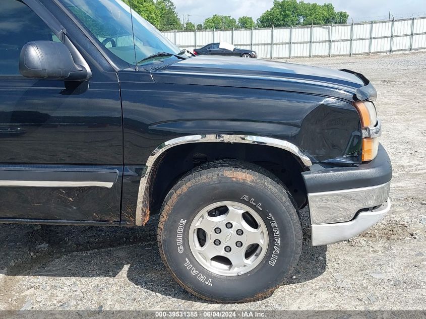 2003 Chevrolet Silverado 1500 Ls VIN: 1GCEK14T13Z170197 Lot: 39531385