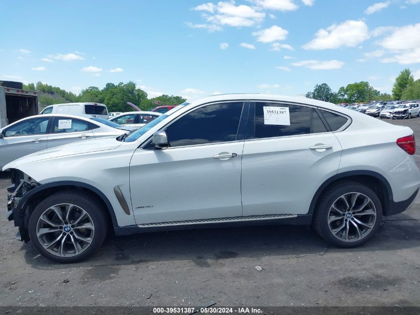 2016 BMW X6 xDrive35I VIN: 5UXKU2C57G0N82610 Lot: 39531387