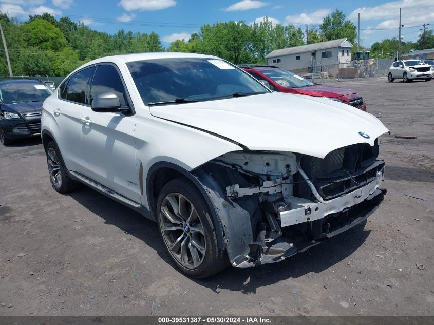 2016 BMW X6 xDrive35I VIN: 5UXKU2C57G0N82610 Lot: 39531387